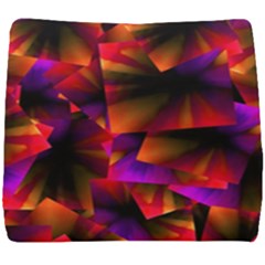 Squares Motif Geometric Pattern Seat Cushion