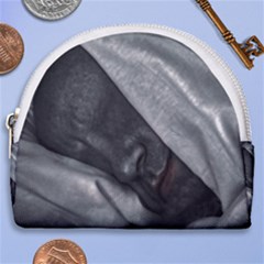 Monster Man Sleeping Horseshoe Style Canvas Pouch