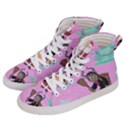 Pink Krampus Christmas Women s Hi-Top Skate Sneakers View2