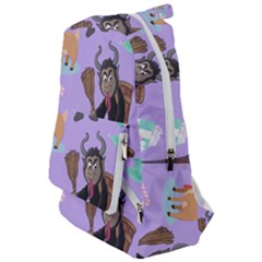 Purple Krampus Christmas Travelers  Backpack