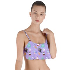 Purple Krampus Christmas Layered Top Bikini Top 