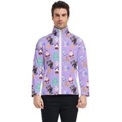 Purple Krampus Christmas Men s Bomber Jacket