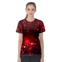 Firework-star-light-design Women s Sport Mesh Tee