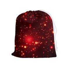 Firework-star-light-design Drawstring Pouch (xl)