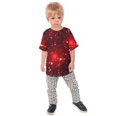 Firework-star-light-design Kids  Raglan Tee