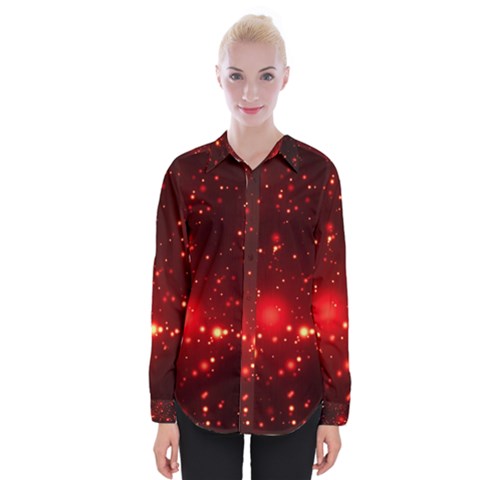 Firework-star-light-design Womens Long Sleeve Shirt by Jancukart