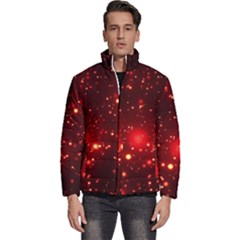 Firework-star-light-design Men s Puffer Bubble Jacket Coat by Jancukart