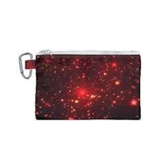 Firework-star-light-design Canvas Cosmetic Bag (small)