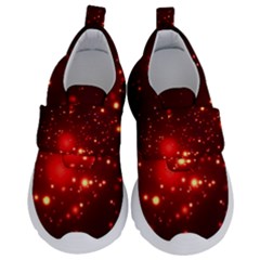 Firework-star-light-design Kids  Velcro No Lace Shoes