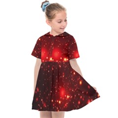 Firework-star-light-design Kids  Sailor Dress