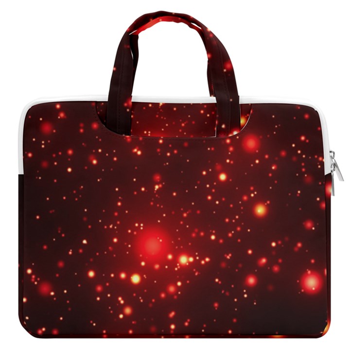 Firework-star-light-design MacBook Pro 16  Double Pocket Laptop Bag 