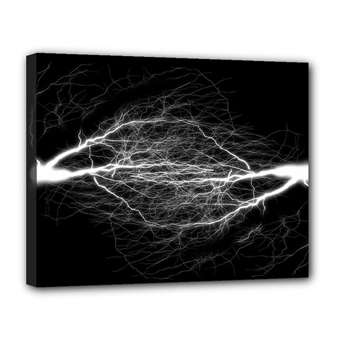 Flash-electricity-energy-current Canvas 14  X 11  (stretched)