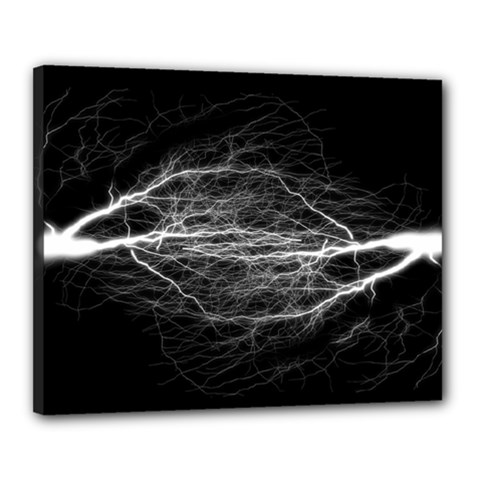 Flash-electricity-energy-current Canvas 20  X 16  (stretched)