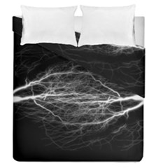 Flash-electricity-energy-current Duvet Cover Double Side (queen Size)