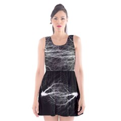 Flash-electricity-energy-current Scoop Neck Skater Dress