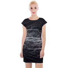 Flash-electricity-energy-current Cap Sleeve Bodycon Dress by Jancukart