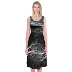 Flash-electricity-energy-current Midi Sleeveless Dress