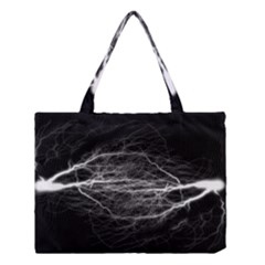 Flash-electricity-energy-current Medium Tote Bag by Jancukart