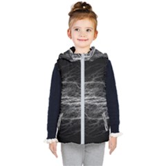 Flash-electricity-energy-current Kids  Hooded Puffer Vest