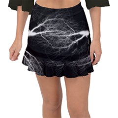 Flash-electricity-energy-current Fishtail Mini Chiffon Skirt by Jancukart