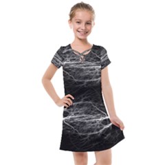 Flash-electricity-energy-current Kids  Cross Web Dress