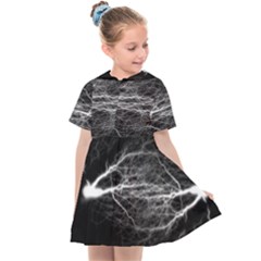 Flash-electricity-energy-current Kids  Sailor Dress