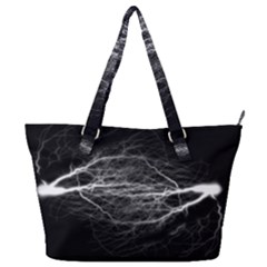 Flash-electricity-energy-current Full Print Shoulder Bag