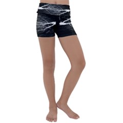 Flash-electricity-energy-current Kids  Lightweight Velour Yoga Shorts