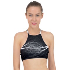 Flash-electricity-energy-current Racer Front Bikini Top