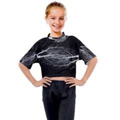 Flash-electricity-energy-current Kids Mock Neck Tee