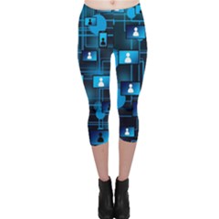 Smartphone-system-web-news Capri Leggings  by Jancukart