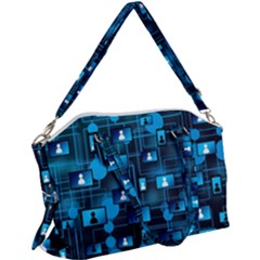 Smartphone-system-web-news Canvas Crossbody Bag