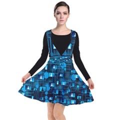 Smartphone-system-web-news Plunge Pinafore Dress