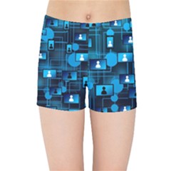 Smartphone-system-web-news Kids  Sports Shorts