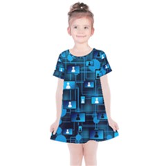 Smartphone-system-web-news Kids  Simple Cotton Dress