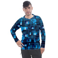 Smartphone-system-web-news Men s Pique Long Sleeve Tee