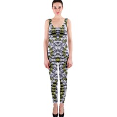 Acid Green Repeats I One Piece Catsuit by kaleidomarblingart