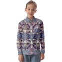 Abstract pouring Kids  Long Sleeve Shirt View1