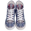 Abstract pouring Women s Hi-Top Skate Sneakers View1