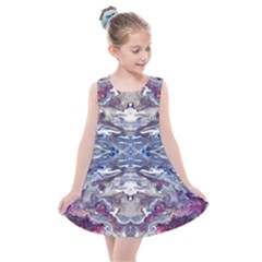 Abstract Pouring Kids  Summer Dress by kaleidomarblingart