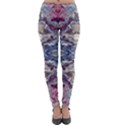 Abstract pouring Lightweight Velour Leggings View1