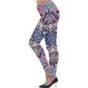 Abstract pouring Lightweight Velour Leggings View3