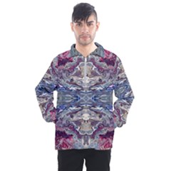 Abstract Pouring Men s Half Zip Pullover by kaleidomarblingart