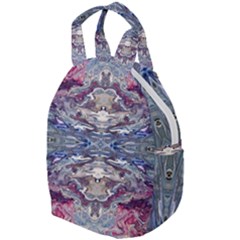 Abstract Pouring Travel Backpacks by kaleidomarblingart