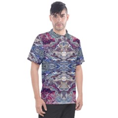 Abstract Pouring Men s Polo Tee