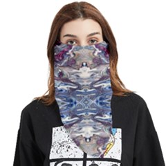 Abstract Pouring Face Covering Bandana (triangle) by kaleidomarblingart