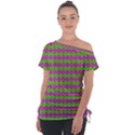 Alien Suit Off Shoulder Tie-Up Tee View1