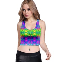 Color Me Happy Racer Back Crop Top by Thespacecampers