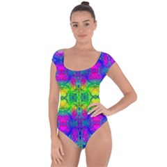 Color Me Happy Short Sleeve Leotard  by Thespacecampers