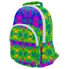 Color Me Happy Rounded Multi Pocket Backpack by Thespacecampers